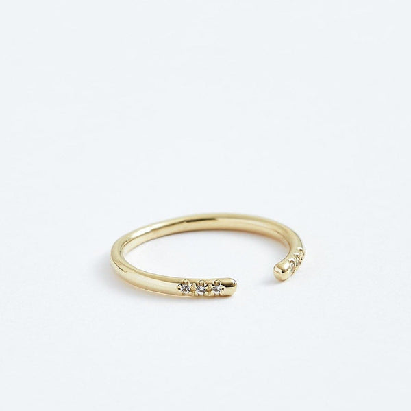 Open Ring - Solid 14k Gold - Stephanie Grace Jewellery