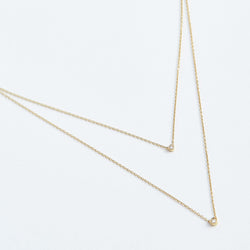 Zoe Necklace - Solid 14k Gold - Stephanie Grace Jewellery