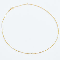 Twist Chain Choker - Solid 14k Gold - Stephanie Grace Jewellery