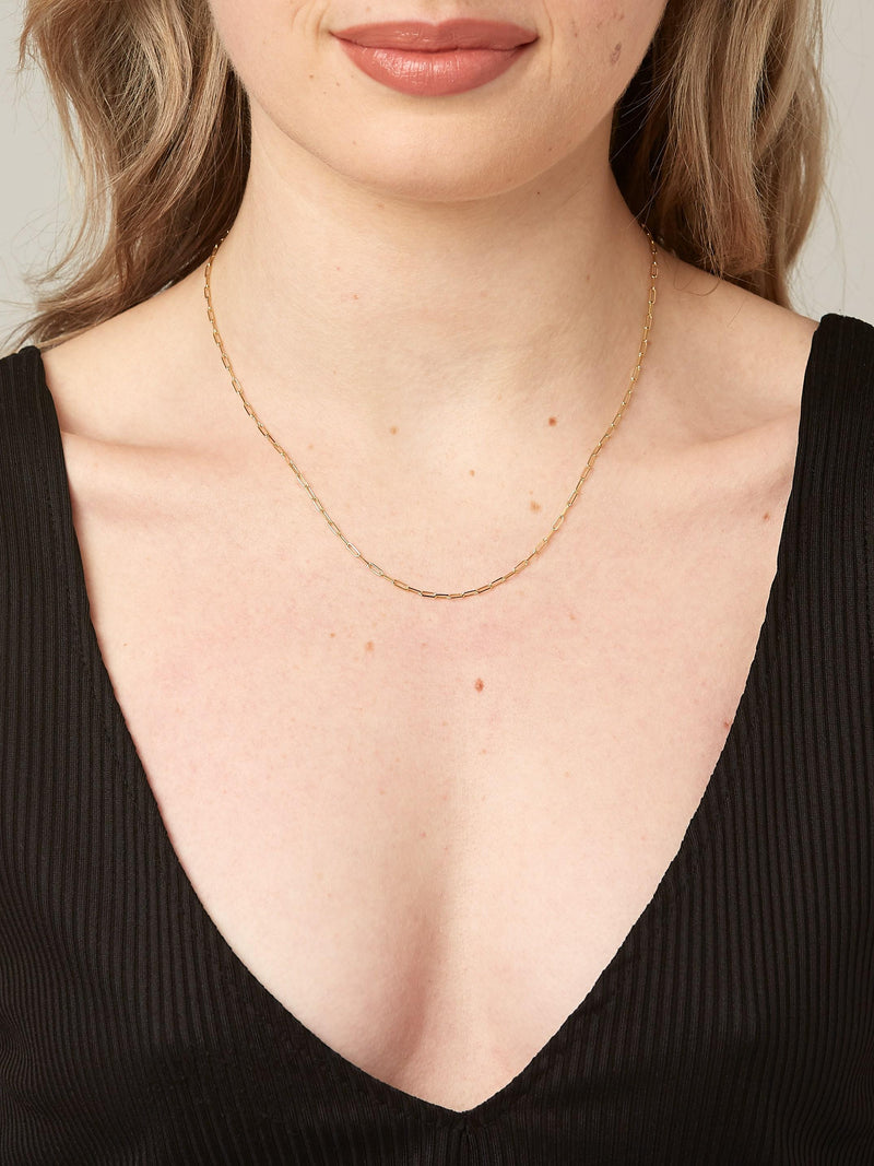 Light Chain - Solid 14k Gold - Stephanie Grace Jewellery