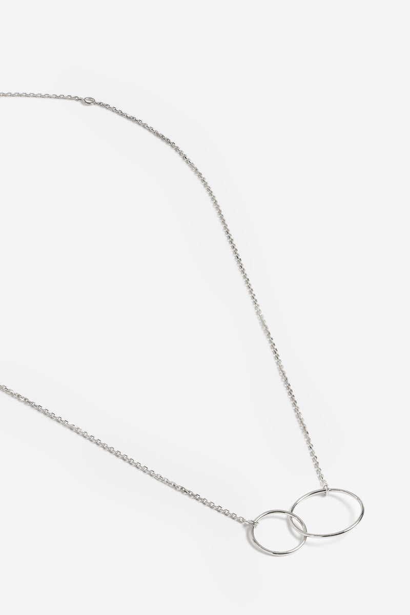 Interlocking circle necklace / Sterling silver infinity necklace / fam –  WatchMeWorld
