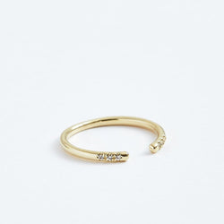 Open Ring - Solid 14k Gold - Stephanie Grace Jewellery