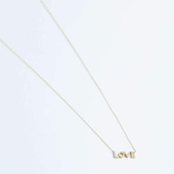 Love Diamond Necklace in Solid 14k Gold | Stephanie Grace Jewellery